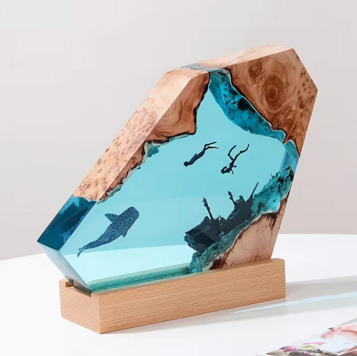 Piraten Schiff Harz Lampe